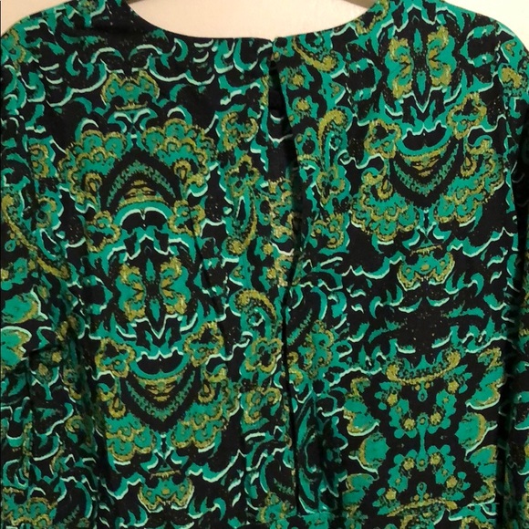 Multi color green dress. - Picture 2 of 2